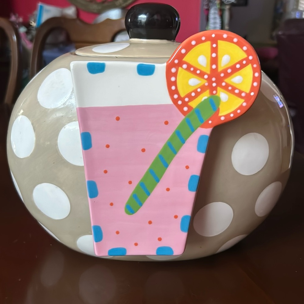 Coton colors large cookie jar
